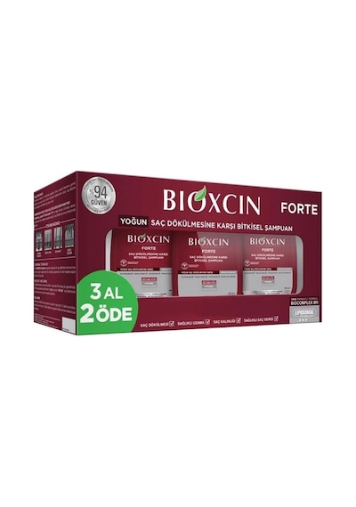 Forte 3 Al 2 Öde Saç Dökülmesine Karşı Bakım Şampuanı 300 Ml