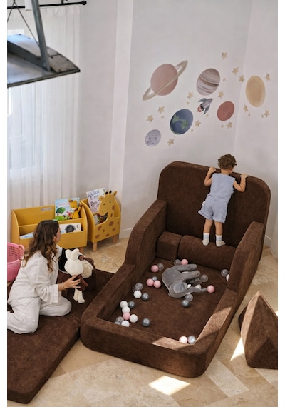 Funbed Yeni Nesil Montessori Çocuk Yatağı & Oyun Alanı Yıkanabilir Sıvı Geçirmez Kahverengi - 836527200 Funbed Yeni Nesil Montessori Çocuk Yatağı & Oyun Alanı Yıkanabilir Sıvı Geçirmez Kahverengi - 836527200