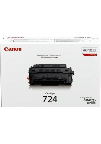 Canon Crg 724 Siyah  Toner