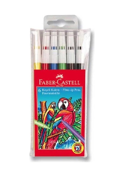 Faber 6 Renk Yıkanabilir Keçeli Kalem 671551060
