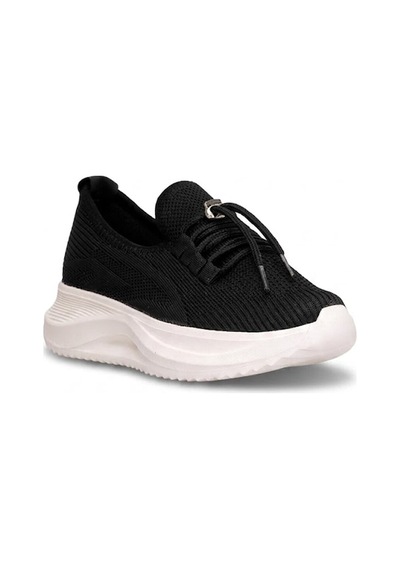 Elit Erd2611 Kadın Klasik Sneaker Siyah - Beyaz