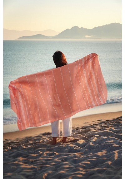 Favora Peştamal Plaj Havlusu 90x140 - Nar Çiçeği