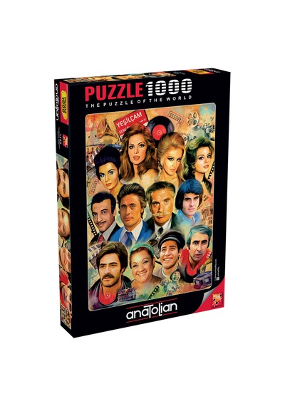 Anatolian 1000 Parçalık Puzzle - Yeşilçam Yıldızları 1155