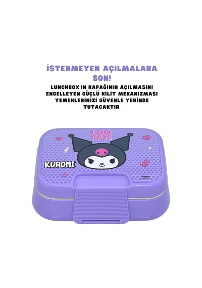 Wiggle Bento Lunchbox Tek Katlı 2 Bölmeli Paslanmaz Çelik Sefer Tası Sku: Smg8690010564511 Açık Mavi