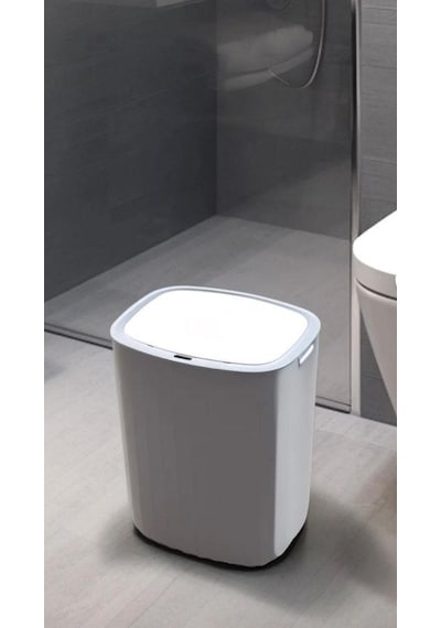 Sensörlü 12lt Çöp Kovası Oky-1525 199 Beyaz