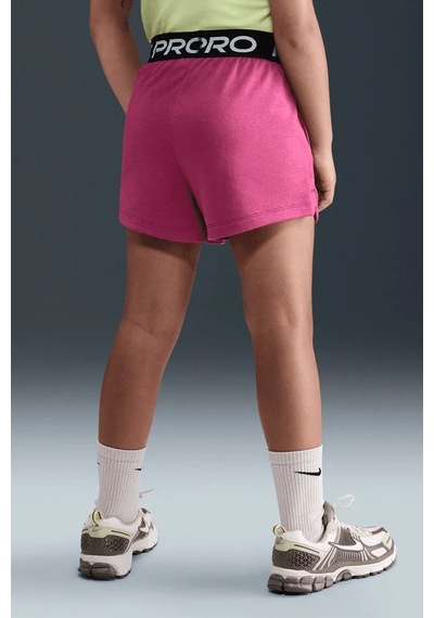 Nike Pro Fleece Dri-fıt Shorts Kids Pink Kız Çocuk Şortu Pembe