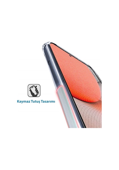 Fitcase Xiaomi Poco M5 Kılıf Kamera Korumalı Silikon Şeffaf Arka Kapak