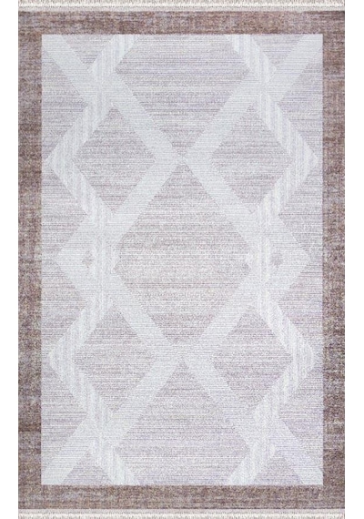 Merinos Halı Rodin 60896 070 Serisi Akrilik Salon Oturma Odası Halısı Kahve