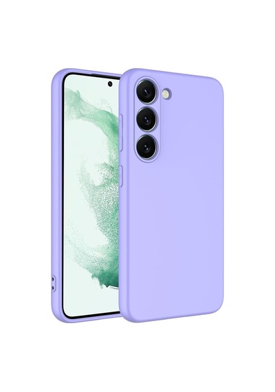 Nihcase Samsung Uyumlu Galaxy S23 Kılıf Mara İçi Kadife Süet Lansman