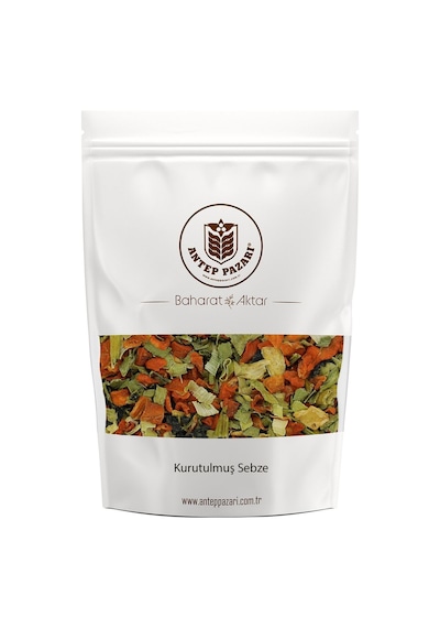 Sebze Kurusu- Karışık Sebze Kurusu - Çorbalık - 100 Gr