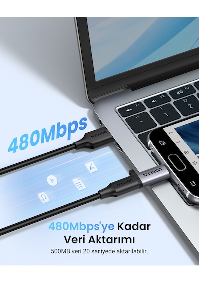 Ugreen Usb-c Female To Micro Usb Male Dönüştürücü Adaptör, 50590