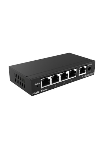Reyee Rg-es205gc 5 Port 10/100/1000 Cloud Yonetılebilir Desktop Swıtch Metal Kasa