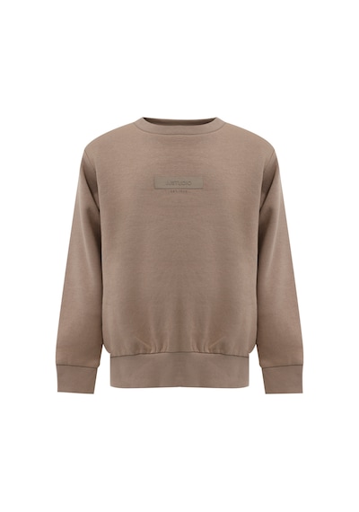 Jack & Jones Jjtaka Sweat Crew Neck Jn Haki Erkek Çocuk Sweatshirt 000000000102257561 Haki