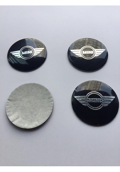 Mini Cooper Jant Göbeği Sticker Arma 56 Mm 4 Ad Şık Kaliteli