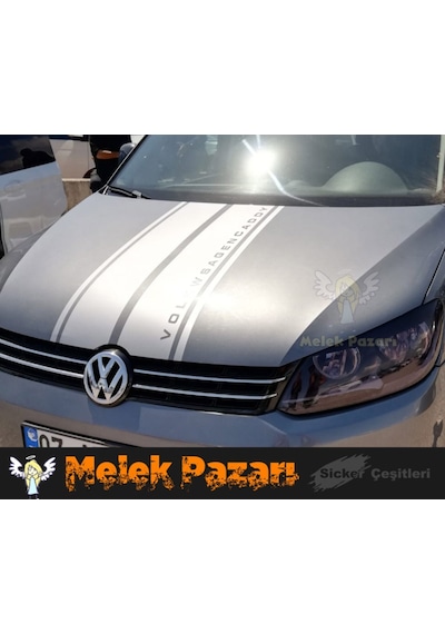 Istediğiniz Yazı Marka. Ön Kaput Şerit Araba Sticker. (338725939)