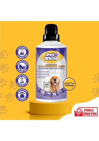Pet White Evcil Hayvan Yüzey Temizleyici 1 L