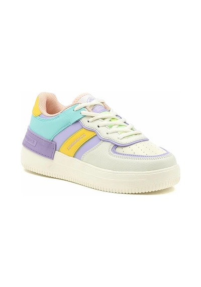 Lumberjack Freya Kalın Tabanlı Kadın Sneaker Ayakkabı Lila Mint Lila