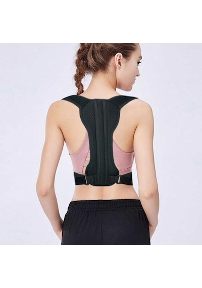 Kamburluk Önleyici Yeni Model Balenli Spor Dik Duruş Korsesi Bel Omuz Sırt Kemeri Aparatı