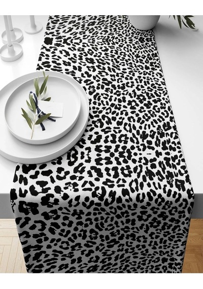 Leopar Desenli Runner 40 X 140 Renkli