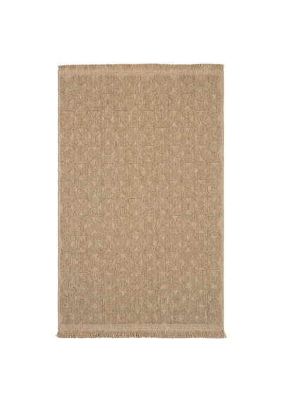 Cool Halı Mirage Kahverengi Kilim Dokuma Modern Kaymaz Tabanlı Yıkanabilir Salon Mutfak Oda Kilimi