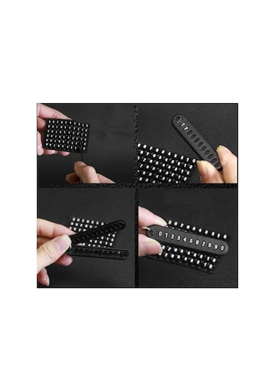 Hubrendy Emin Mini Anahtarlık, Çanta, Araba İçin Çok Amaçlı Numaratör