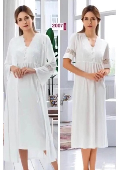 Birolgaye 42007 Lohusa 4 Lü Pijama Gecelik Sabahlık Tk