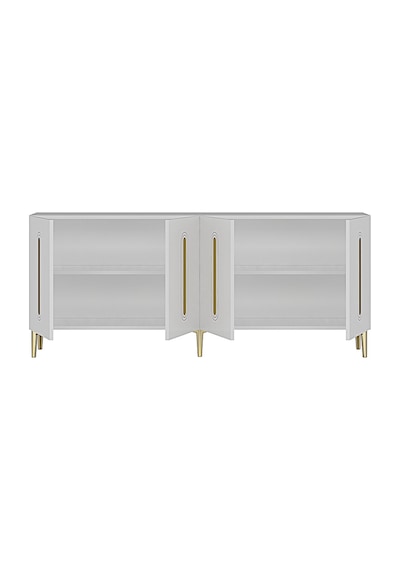 Ka1810bg Rany Konsol ,tv Sehpası Beyaz-gold 180cm