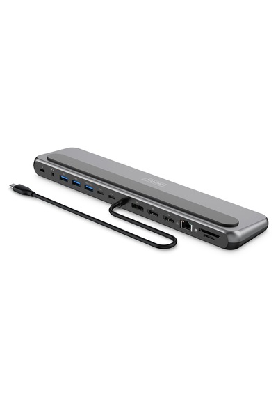 Digitus Usb-c 8k Docking Station, 12 Port Hdmı, Dp, Rj45, Usb,
