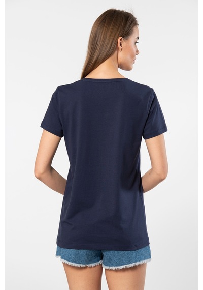 Wtshirt Venice Kısa Kollu V Yaka Kadın T-shirt Laci 001