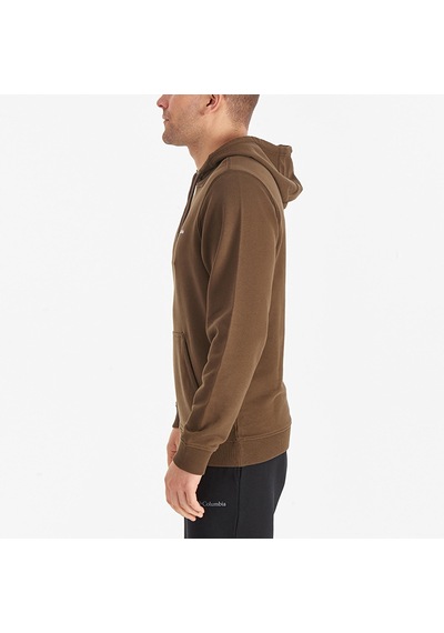 Columbia Csc Basic Sm Logo Erkek Kapüşonlu Sweatshirt-6068 Zeytin Yeşili