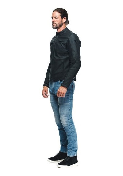 Dainese Razon 2 Deri Motosiklet Montu Siyah