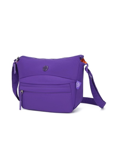 Smart Bags Mikro Poly Kumaş Postacı Kadın Çantası 3342 Mor