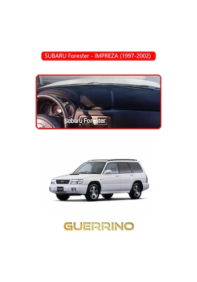 Subaru Forester 1997-2002 Imprezzatorpido Koruma Halısı Kırmızı Kenar