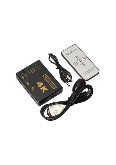 5 Port Hdmi Switch UHD Aktif Çoklayıcı HDMI Çoğaltıcı 4K IR Göz