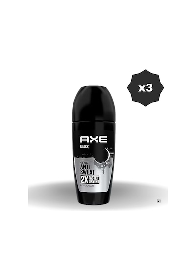 Roll On Black Ith 50 Ml - 3 Adet