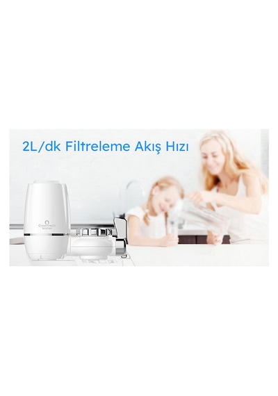 Greentech Water Aktive Edilmiş Karbon Filtreli Musluk Ucu Arıtıcı / GW-D03