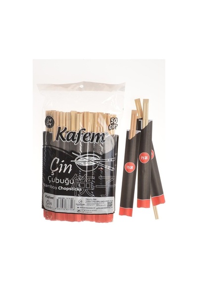 Kafem Bambu Çin Çubuğu 24 CM 50'li