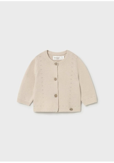 Kız Bebek Örgü Hırka 1305 Bej