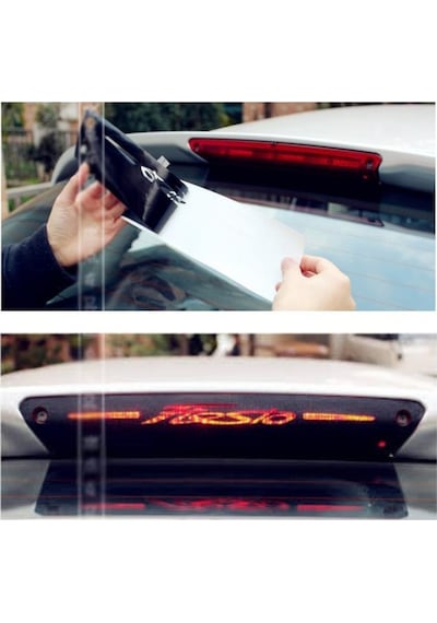 Ford Fiesta Karbon Arka Fren Stop Lambası Sticker