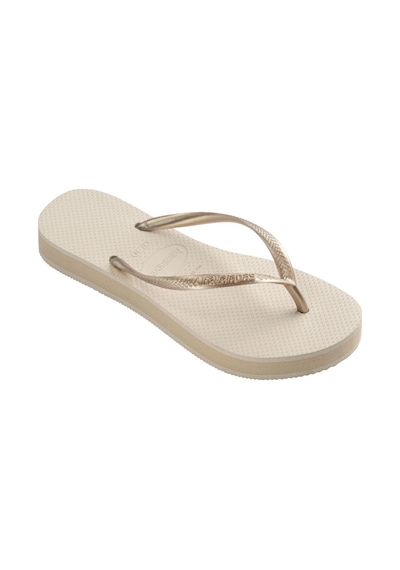Havaianas Slim Flatform Beige Kadın Terlik-4814 Bej