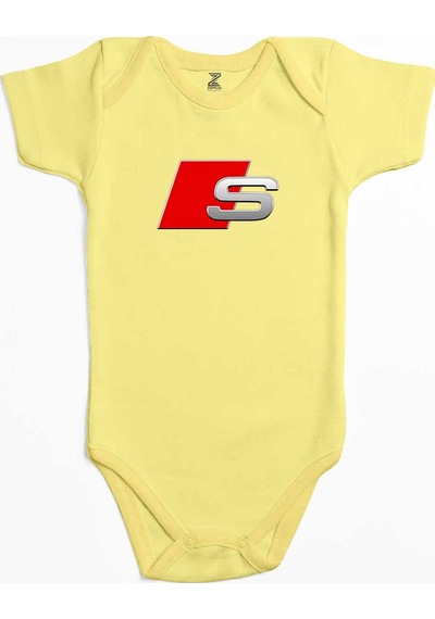 Zepplin Giyim Audi S-line Logo Mavi Bebek Body Zıbın