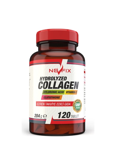 Nevfix Hidrolize Collagen 120 Tablet Glutatyon Hyaluronic Acid