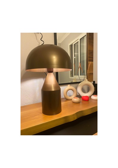 Mantar Modern Tasarım Dizayn Kablolu Kahverengi Renk Metal Şapkalı Abajur Gece Lambası Masa Lambası Kahverengi Kahverengi Mantar Modern Tasarım Dizayn Kablolu Kahverengi Renk Metal Şapkalı Abajur Gece Lambası Masa Lambası Kahverengi Kahverengi