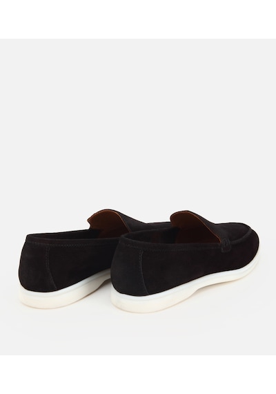 Hotiç Erkek Süet Deri Siyah Hafif Tabanlı Günlük Loafer 02ayh328500a100 02ayh328500a100