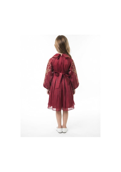 Xo Kids Kız Çocuk Elbise 7-11 Yaş 26572 Bordo