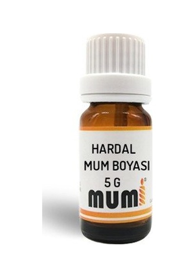 Toz Mum Boyası Hardal 5 G Renksiz