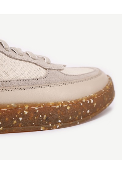 Yargıcı Deri Keten Sneaker 24yeay4472x 017 Bej