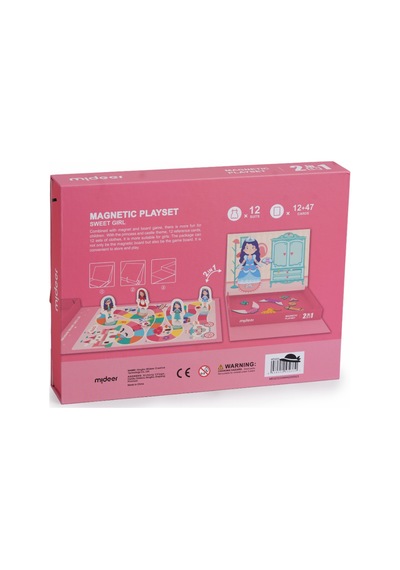 Mideer Manyetik Puzzle Şirin Kız