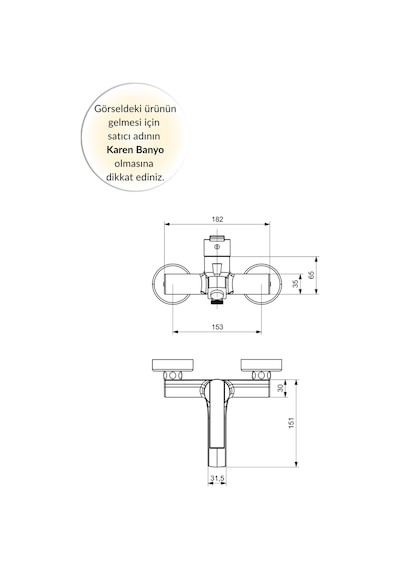 Karen Banyo Nova Banyo Bataryası, Krom, Cisa 45806 Krom