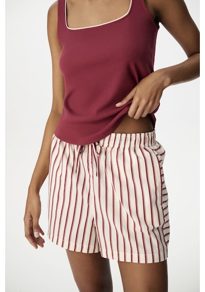 Penti Bordo Sisterhood Pamuklu Şort Pijama Altı Bx33